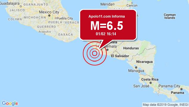 Forte terremoto atinge México, a 9 km de Puerto Madero