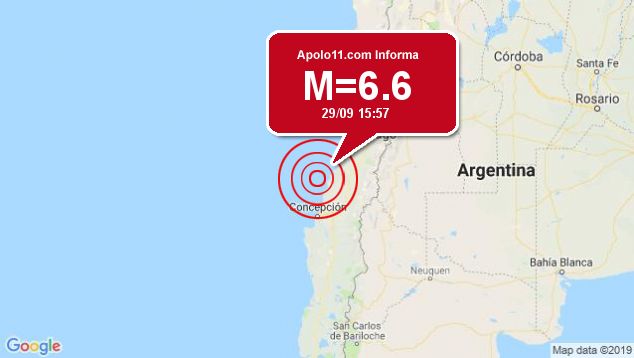 Forte terremoto sacode Chile, a 64 km de Constitucion