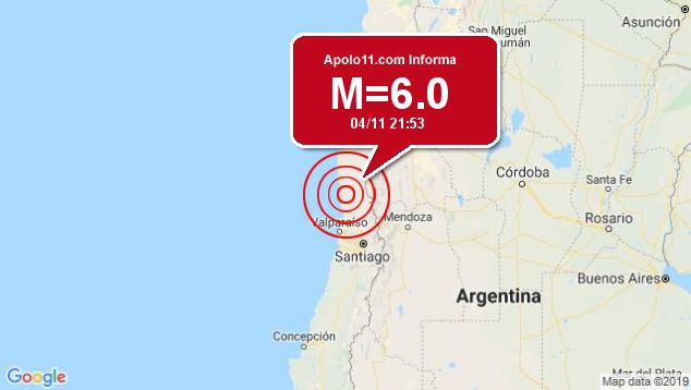 Forte terremoto sacode Chile, a 28 km de Illapel
