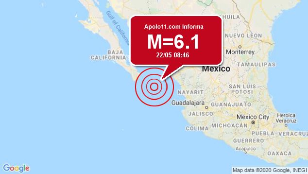 Forte terremoto atinge México, a 173 km de San Jose del Cabo