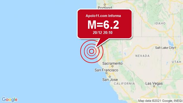 Forte terremoto sacode Califrnia, a 38 km de Petrolia