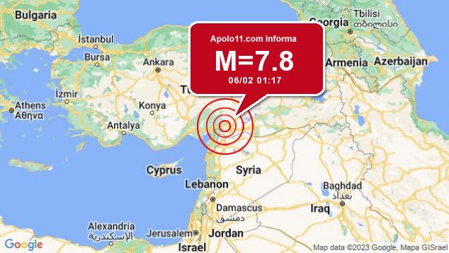 Forte terremoto sacode Turquia, a 23 km de NurdaÄŸÄ±