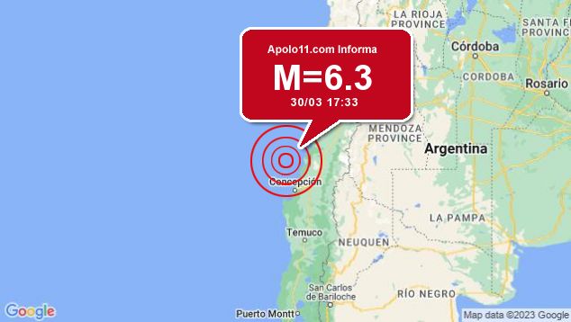 Forte terremoto atinge Chile, a 108 km de ConstituciÃ³n