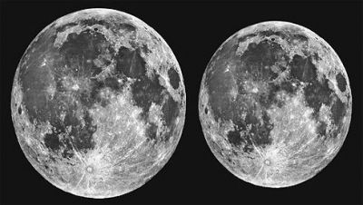 Imagem astronômica da Lua