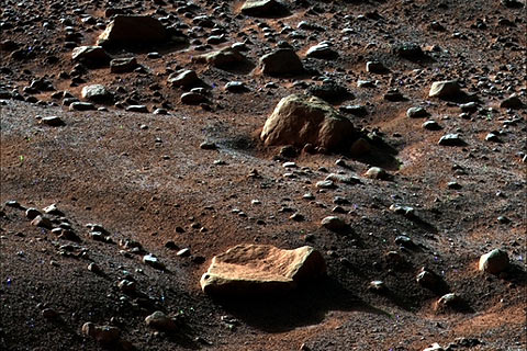 Solo marciano visto pela sonda Phoenix