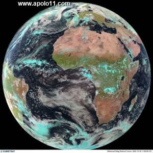 imagem de satlite da frica, Oriente Mdio. Atlntico norte e Atlntico sul